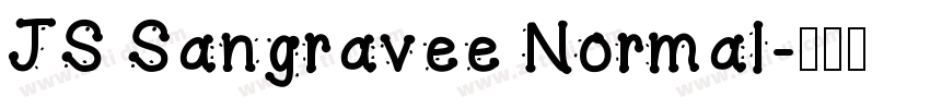 JS Sangravee Normal字体转换